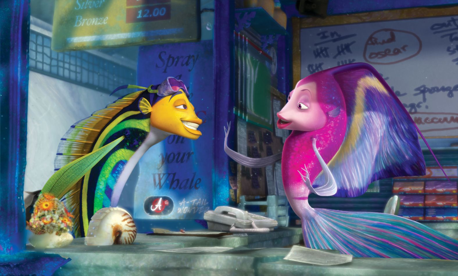 <strong>"Shark Tale"</strong>: This animated film has a star-studded voice cast in a story about a shark mob boss whose son is accidentally killed. <strong>(Hulu) </strong>