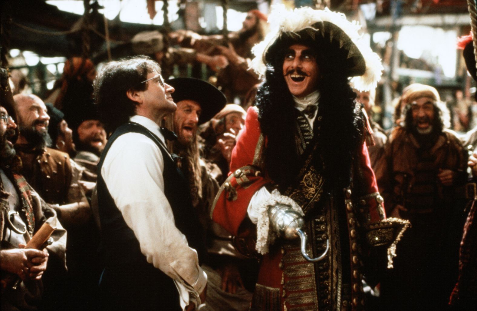 <strong>"Hook"</strong>: Robin Williams stars as an adult Peter Pan as his battles an old foe in order to save his children. <strong>(Amazon Prime)</strong>