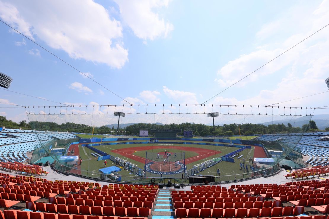 The Fukushima Azuma Stadium is hosting seven games at the Olympics.
