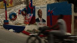 A mural of Jovenel Moise in Port au Prince, Haiti