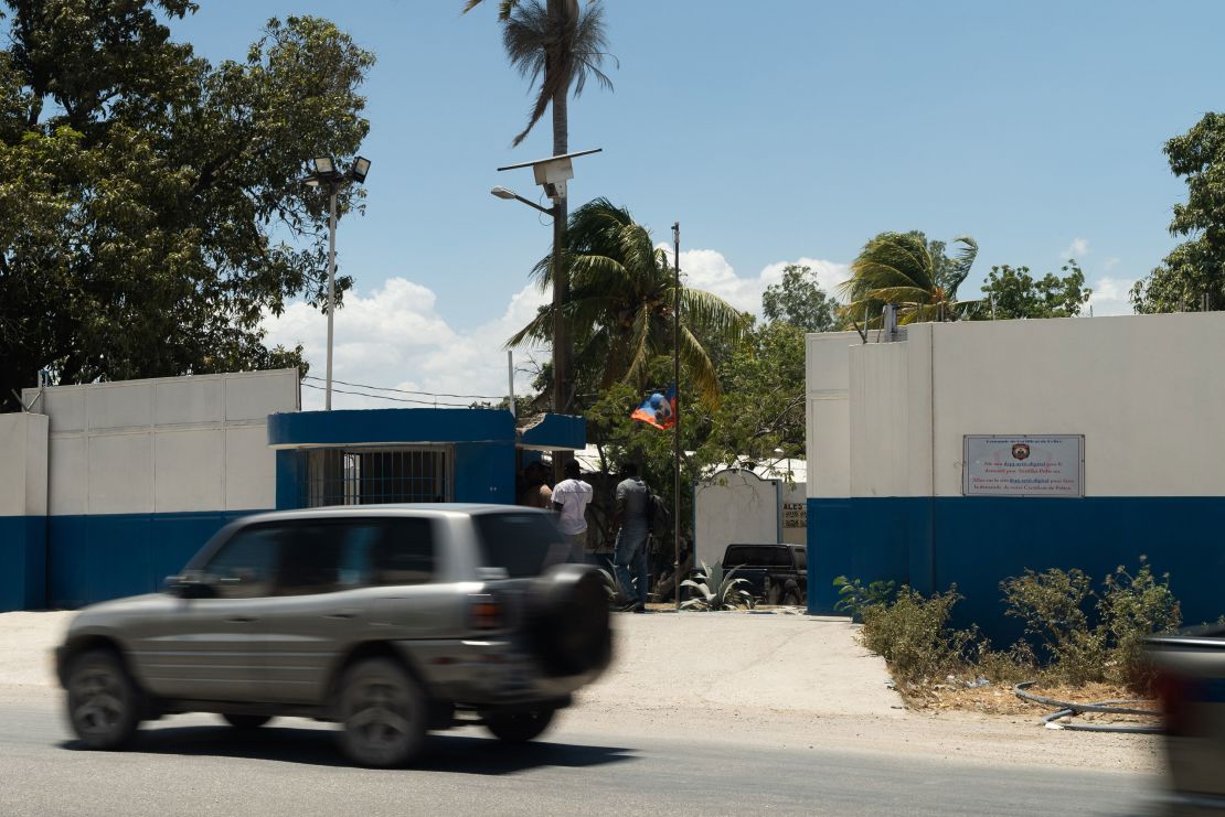 The headquarters of Haiti's judicial police, where key suspects and evidence are being held.