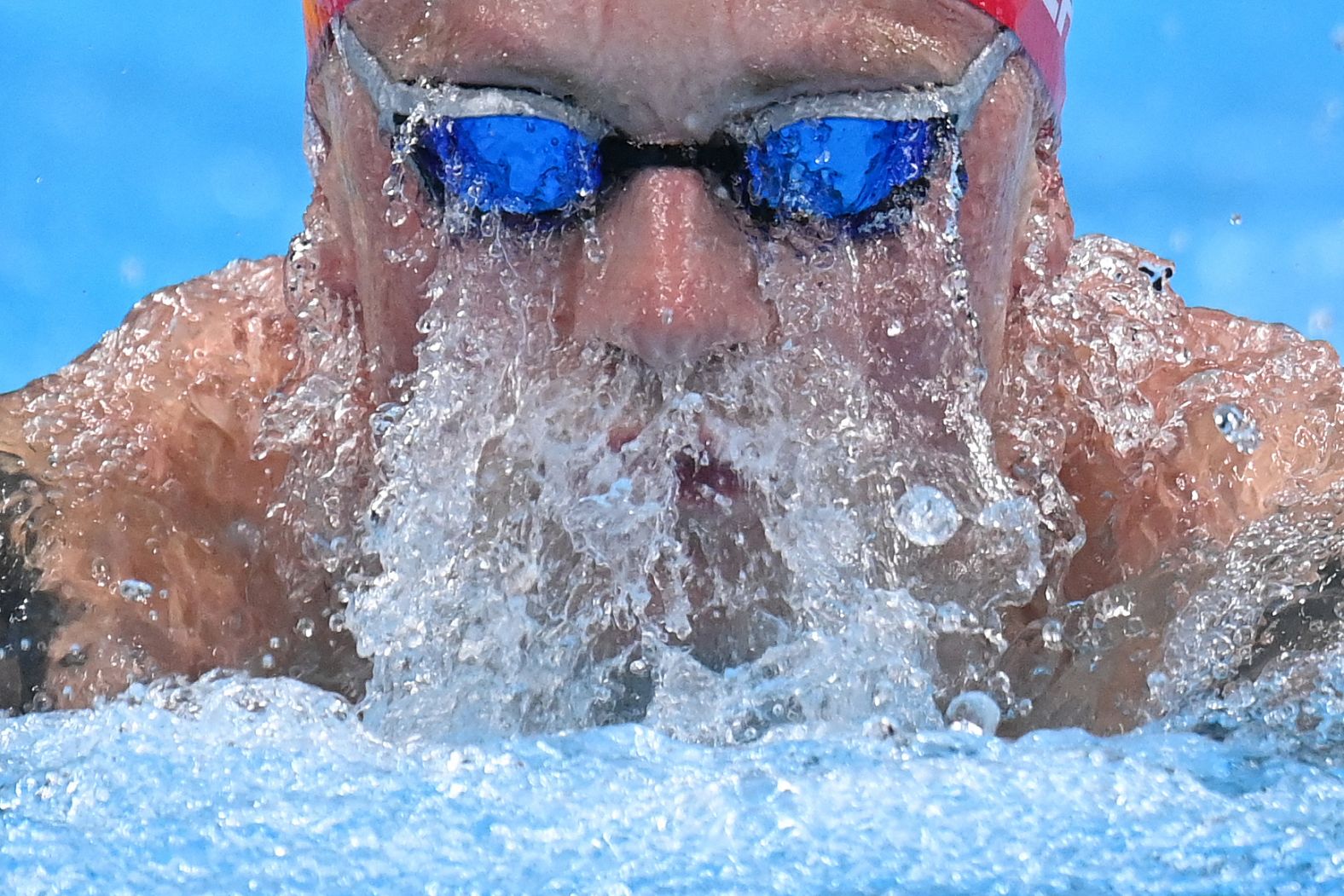 Great Britain's Adam Peaty competes in a semifinal of the 100-meter breaststroke on July 25. Peaty, the world-record holder in the event, <a href="https://www.cnn.com/world/live-news/tokyo-2020-olympics-07-25-21-spt/h_b65390879a4243d82bb18001152511c3" target="_blank">went on to win gold in the final.</a> He also won the event at the 2016 Olympics.
