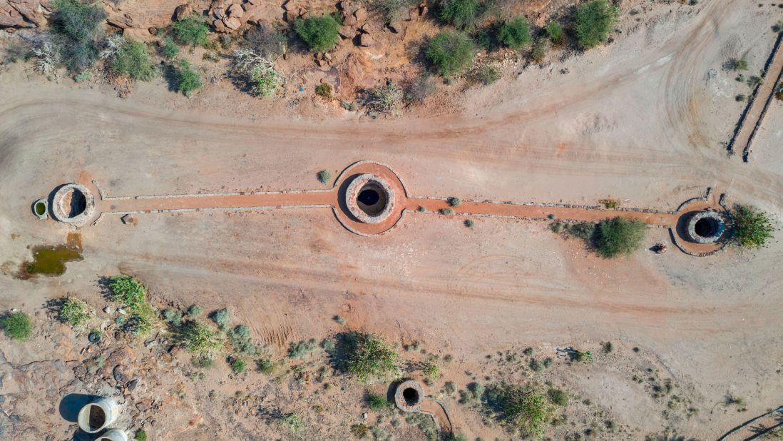 <strong>Ḥimā Cultural Area, Saudi Arabia</strong>: Striking rock art that dates back 7,000 years characterizes this area of Saudi Arabia and cemented its spot on UNESCO's list.