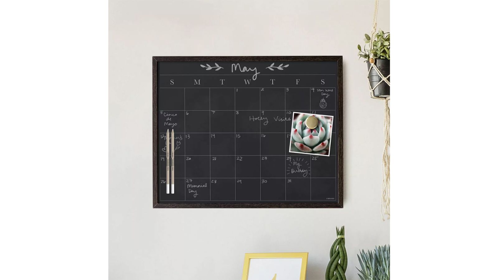Chalkboard Calendar