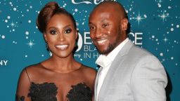 BEVERLY HILLS, CA - FEBRUARY 23:  Honoree Issa Rae (L) and Louis Diame at Essence Black Women in Hollywood Awards at the Beverly Wilshire Four Seasons Hotel on February 23, 2017 in Beverly Hills, California.  (Photo by Leon Bennett/Getty Images for Essence)