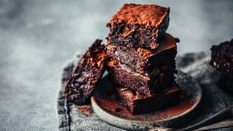 Zucchini is the secret ingredient in these chocolate brownies.