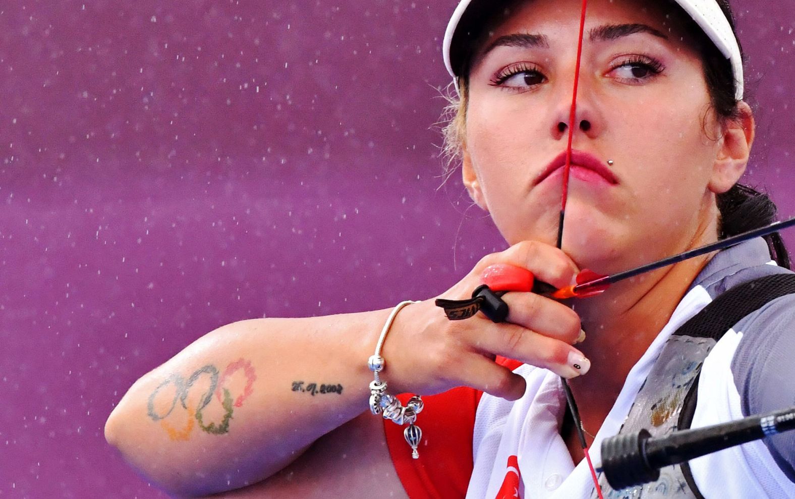 Turkish archer Yasemin Anagoz competes on July 27.