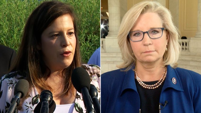 Liz Cheney Elise Stefanik split