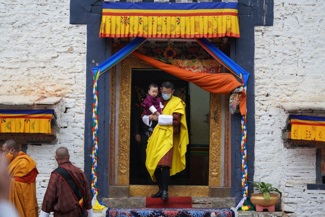 Majesty King Jigme Khesar Namgyel Wangchuck in Mongar Dzong on April 15.