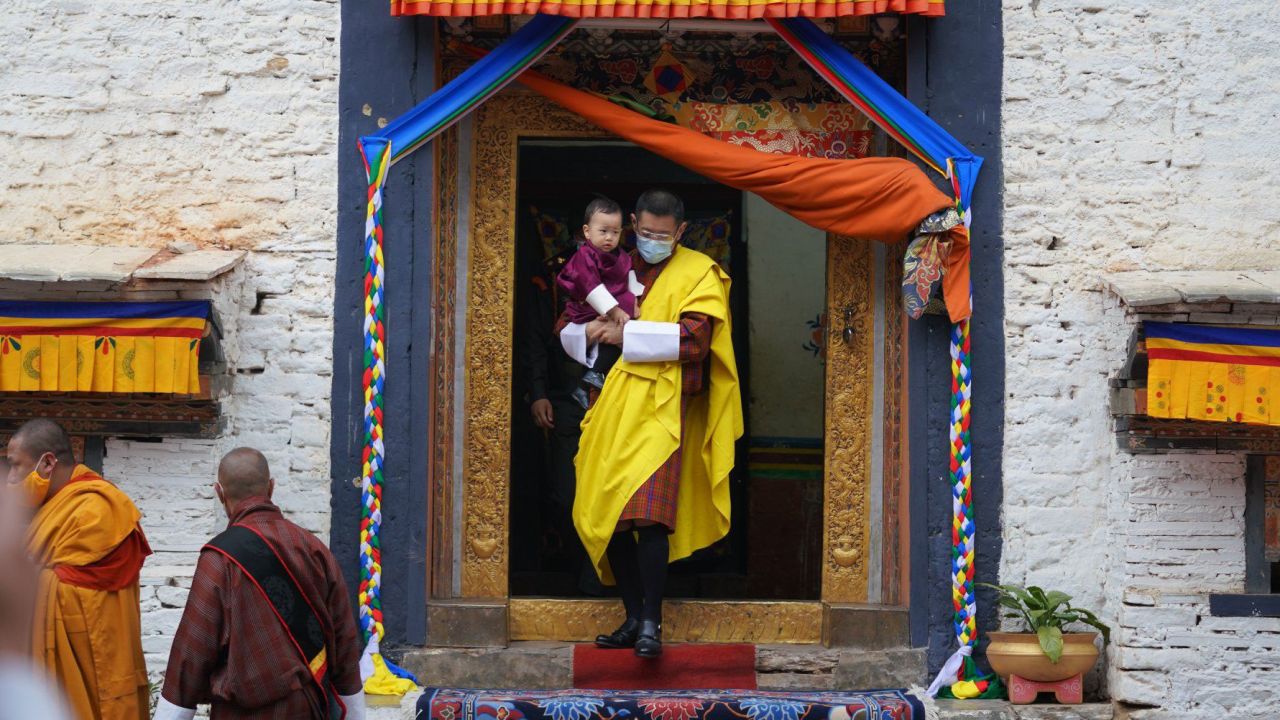 Majesty King Jigme Khesar Namgyel Wangchuck in Mongar Dzong on April 15.