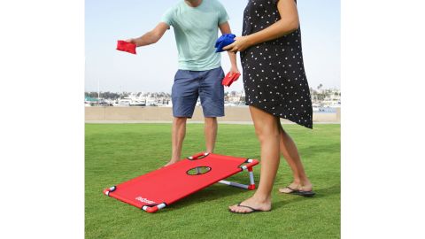 GoSports Portable PVC Framed Cornhole Game Set