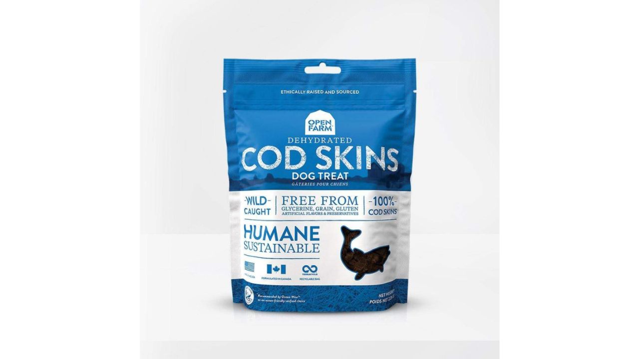 Dehydrated Cod Skins Treats, 2.25 Ounces