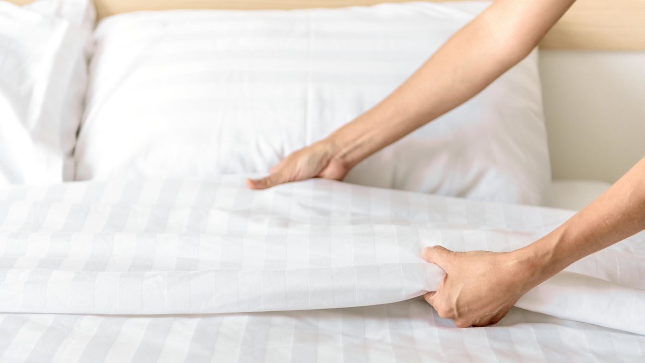 Bed sheets can be filled with bacteria and other germs.