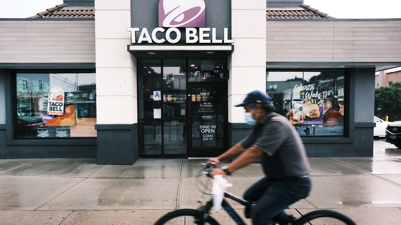 A Taco Bell in New York City.