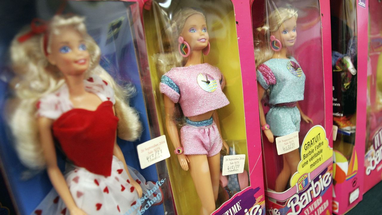 LONDON - SEPTEMBER 26:  Pink boxes of barbie dolls lie at Christies South Kensington as part of a collection of 4,000 barbie dolls that will be auctioned today on September 26, 2006 in London, England. The collection is the biggest in private hands to be auctioned.  (Photo by Chris Jackson/Getty Images)