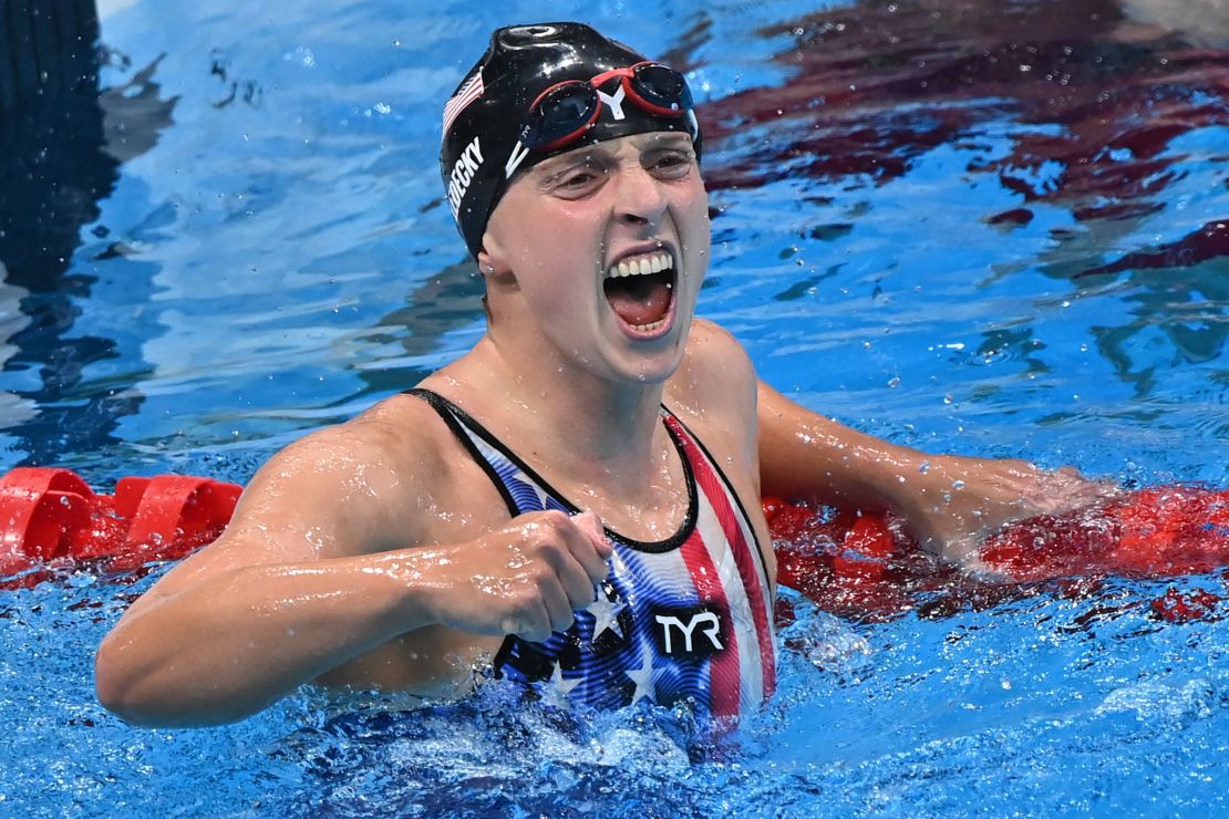 Victory in the 1500m was Ledecky's sixth Olympic gold medal. 