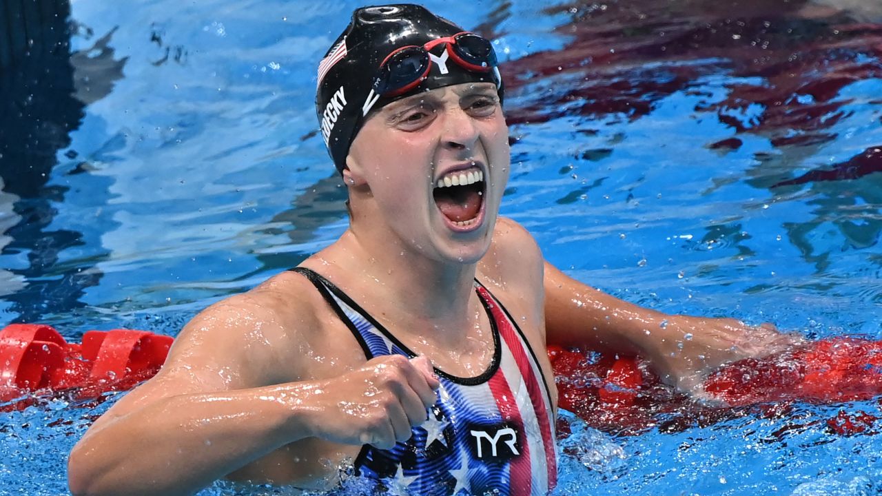 Victory in the 1500m was Ledecky's sixth Olympic gold medal. 