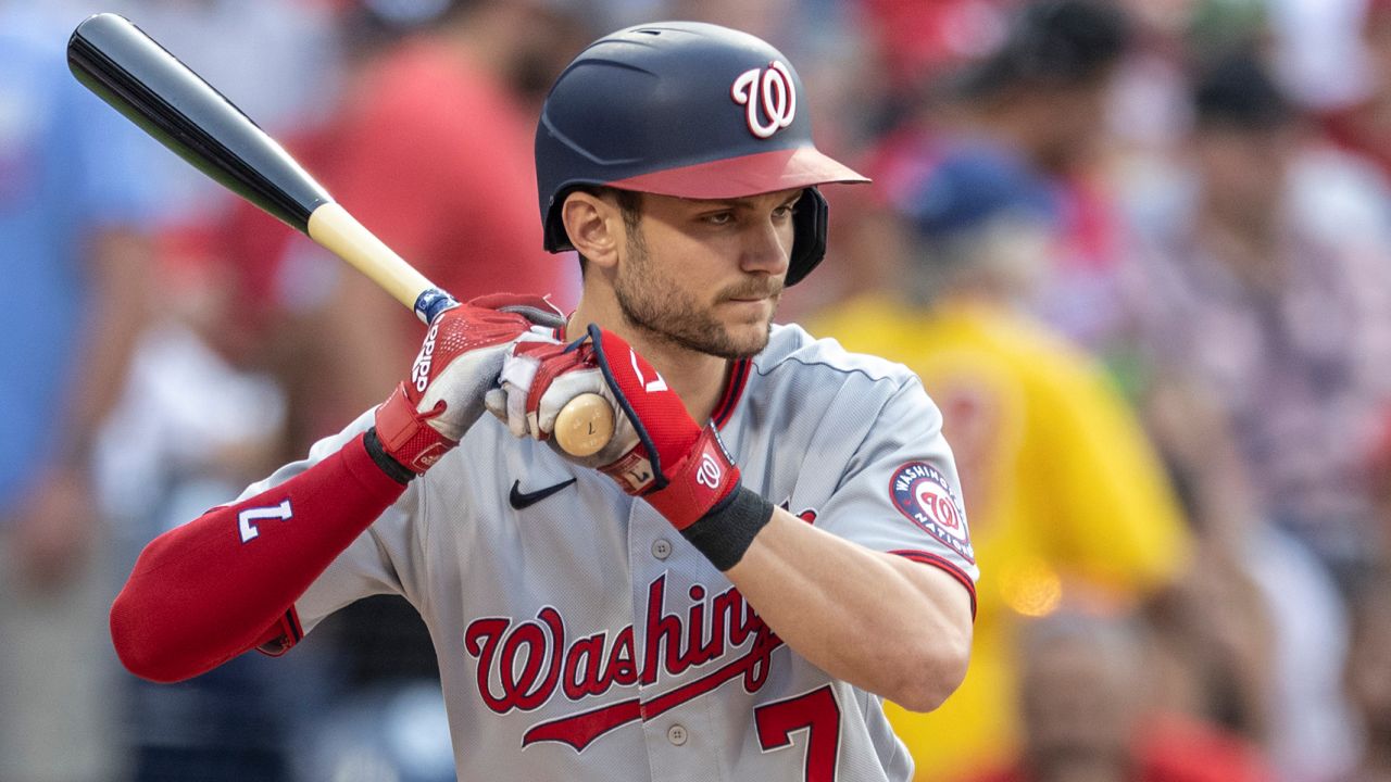 Four Washington Nationals players, including Trea Turner, and eight staff members have tested positive for the coronavirus. Turner was pulled from Tuesday's game after he tested positive for Covid-19.