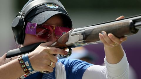 Perilli also competed in London 2012 Olympic Games, where she finished fourth in the women's trap. 