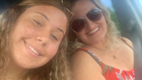 Florida mother Agnes Velasquez has been living in her teen daughter Paulina's ICU room for days, praying she survives Covid-19.