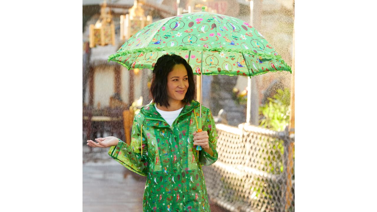 Enchanted Tiki Room Rain Jacket for Women