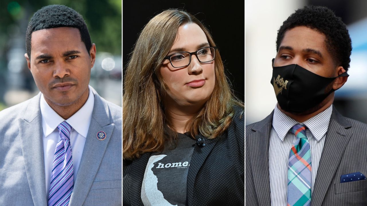 US Rep. Ritchie Torres, Delaware Sen. Sarah McBride and Tennessee Rep. Torrey Harris were among the 140-plus LGBTQ leaders elected in 2020. There are nearly 1,000 LGBTQ elected officials across the US, a new report found. 
