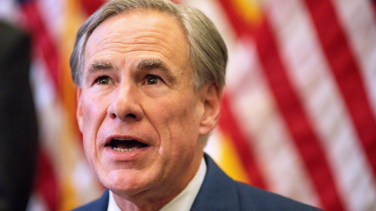 Texas Governor Greg Abbott speaks during a press conference where he signed Senate Bills 2 and 3 at the Capitol on June 8, 2021 in Austin, Texas.