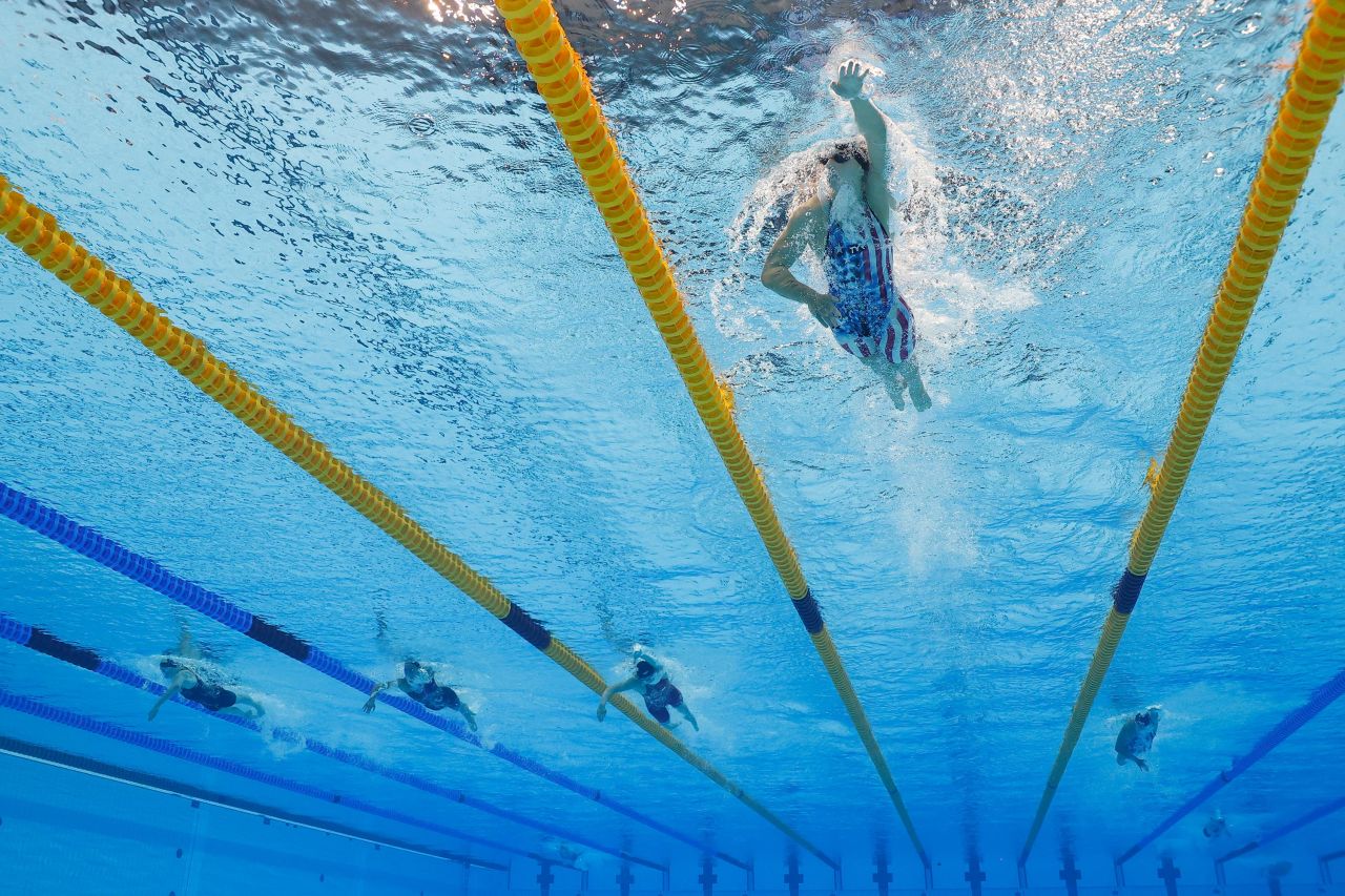 US swimmer Katie Ledecky <a href="https://www.cnn.com/world/live-news/tokyo-2020-olympics-07-27-21-spt/h_86106ef469b0352fbf88fceea5aa405a" target="_blank">crushes the field in the Olympic final of the 1,500-meter freestyle</a> on Wednesday, July 28. She finished the race more than four seconds ahead of silver medalist Erica Sullivan, a fellow American. <a href="http://www.cnn.com/2021/07/23/sport/gallery/tokyo-summer-olympics-best-photos/index.html" target="_blank">See the best photos from the Tokyo Olympics</a>