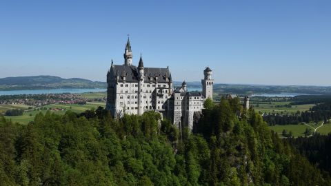 Neuschwanstein Castle in southern Germany is one of the country's prime sights.