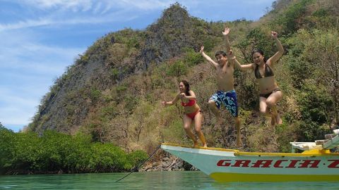 Takagi, Fortuna and Ivy enjoyed a memorable trip to Coron in 2013.