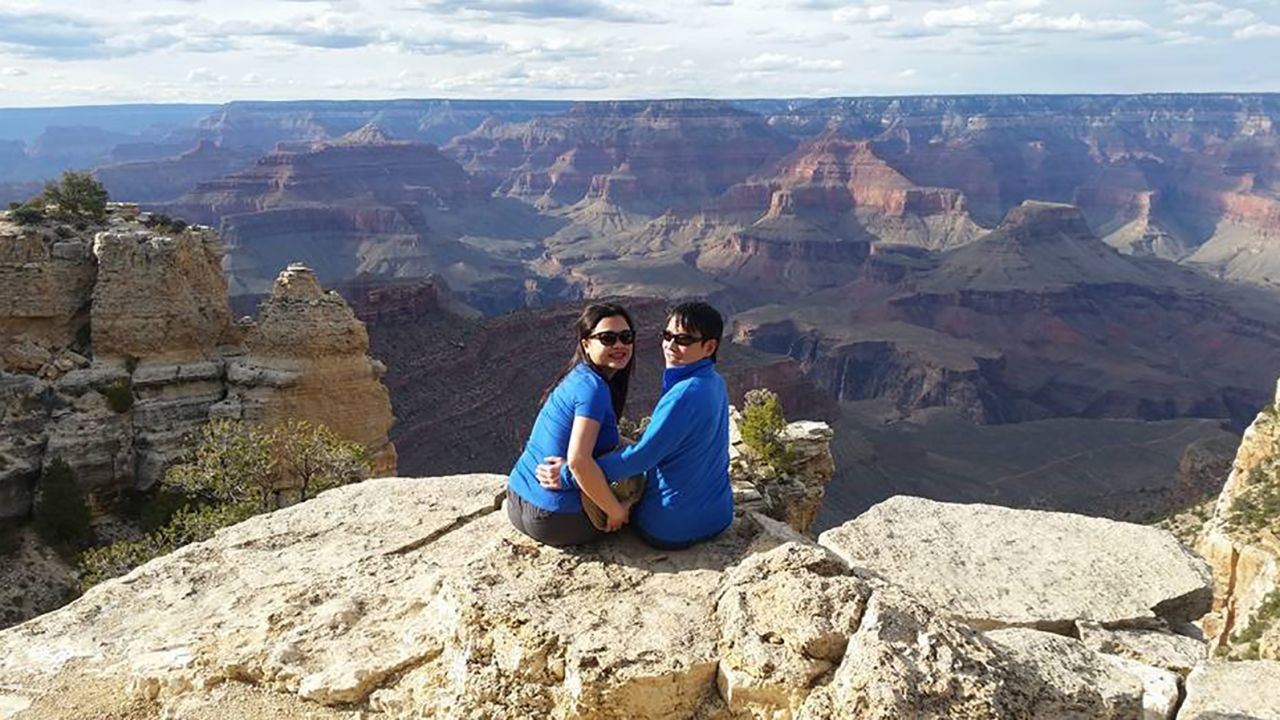 Fortuna and Takagi at the Grand Canyon.