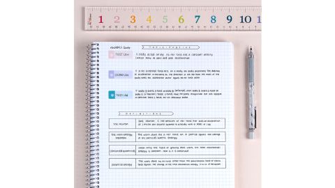 Color Block Polka Dots Notebook