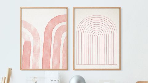 FornStudio Downloadable Geometric Prints, Set of 2