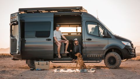 Bryan Walker and Alexa Owens founded Cascade Custom Vans right before the pandemic. They own their own van still and use their free time to travel.