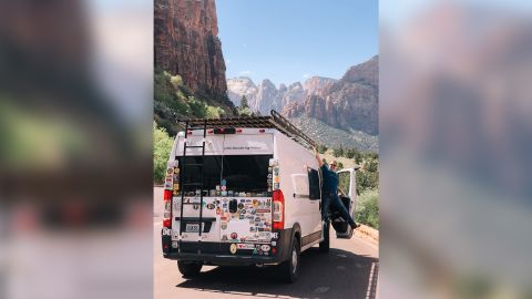 Kim and Jesse Butler moved into their van, "The Walter Mitty," right before the pandemic started.