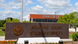 BOWLING GREEN, OH - JUNE 25: The sign next to the Stroh Center arena at Bowling Green State University in Bowling Green, Ohio, is shown on June 25, 2017.