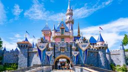 General views of Sleeping Beauty Castle at Disneyland, which has recently reopened after being closed to the public for over a year on June 06, 2021 in Anaheim, California. 