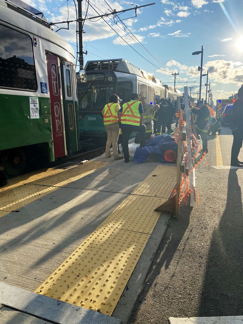 Multiple people injured after Boston transit trains collide CNN