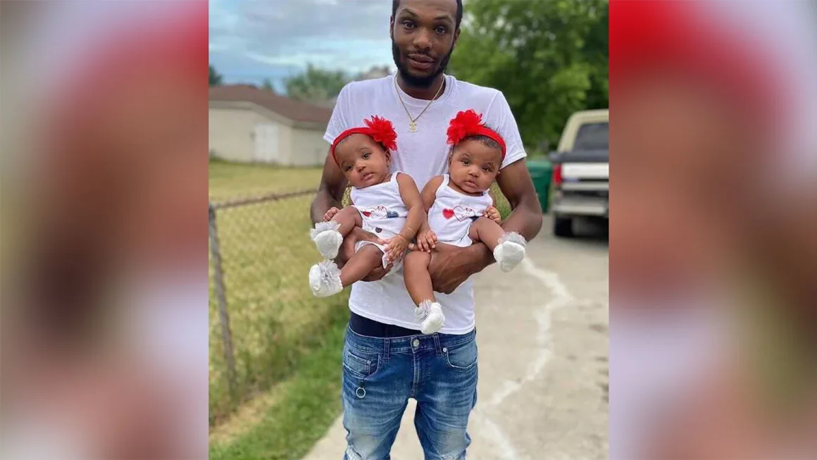 Michigan father rushed into burning home to save his twin 18-month-old daughters
