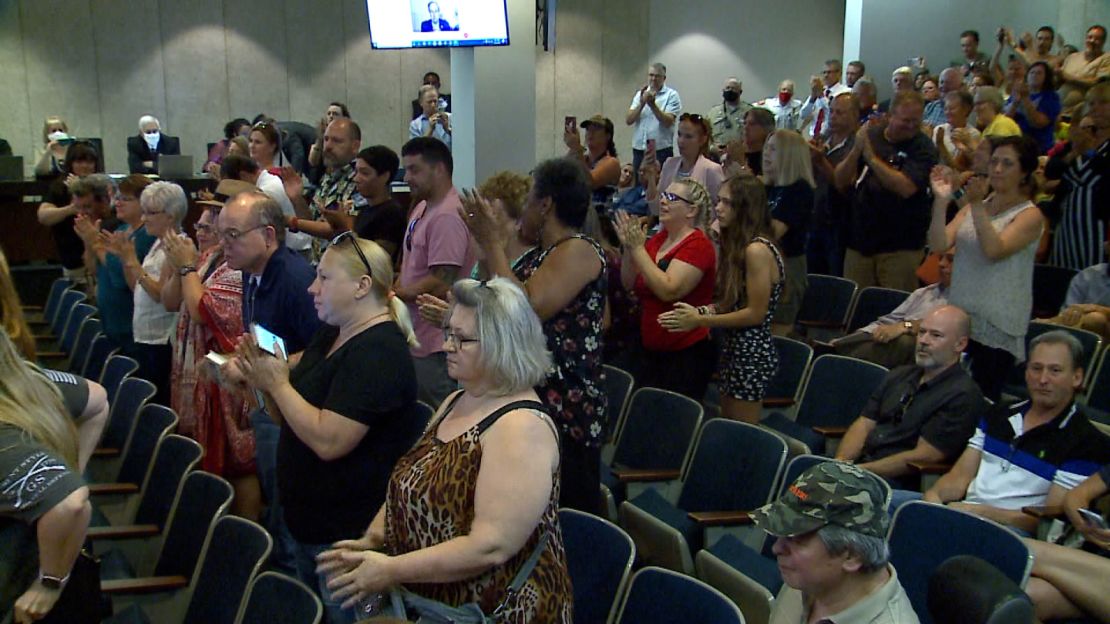 Many attendees at the St. Louis County Council meeting last Tuesday weren't wearing masks. 