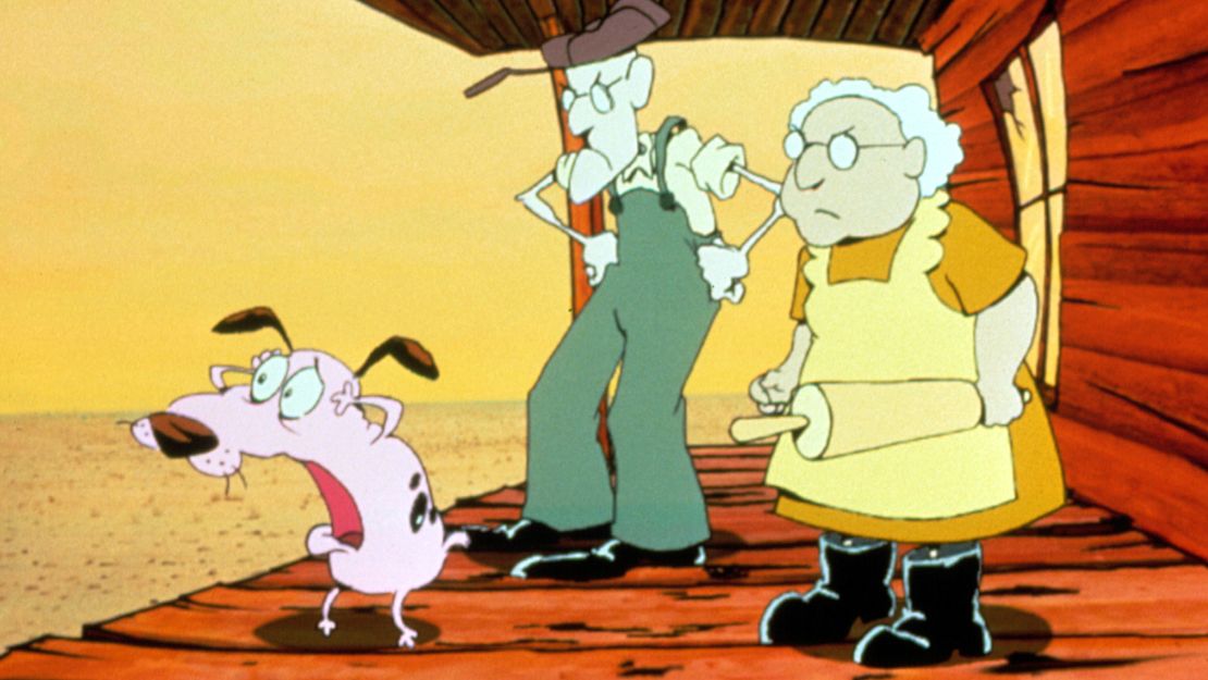 White played Muriel (right) in 'Courage the Cowardly Dog' from 1999 to 2002.