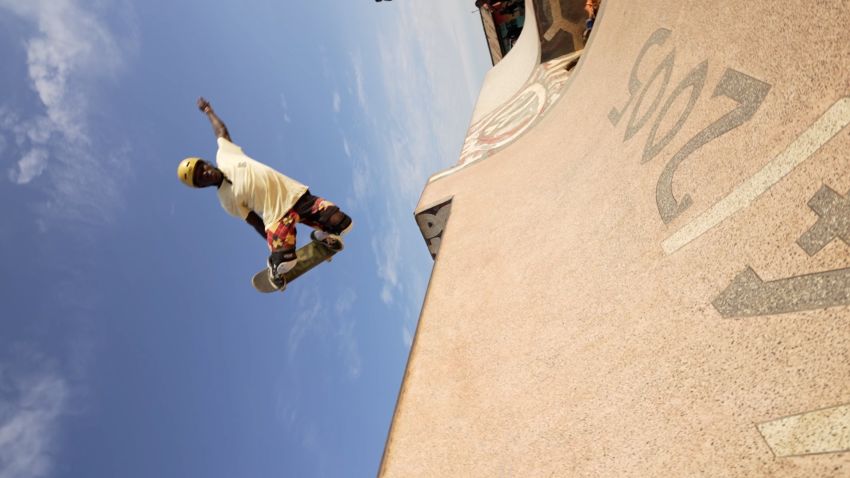 Jackson Mubiro skateboarding African Voices Changemakers