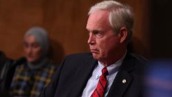 WASHINGTON, DC - JUNE 22:  U.S. Sen. Ron Johnson (R-WI) listens during a hearing on consideration of statehood for the District of Columbia in the Senate Homeland Security and Governmental Affairs Committee on June 22, 2021 in Washington, DC. The hearing is only the second time that the Senate has heard testimony on the issue of granting statehood to the district.  (Photo by Anna Moneymaker/Getty Images)