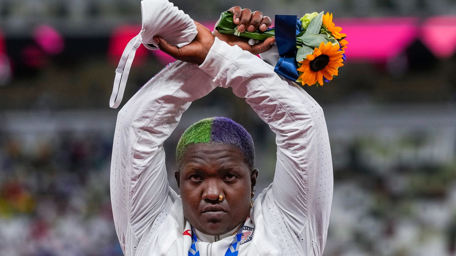 summer olympic medal podium