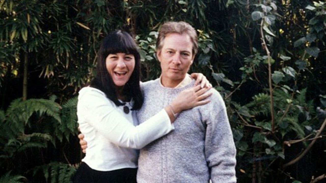 Susan Berman smiles for a photo with Robert Durst in the mid- to late 1990s.