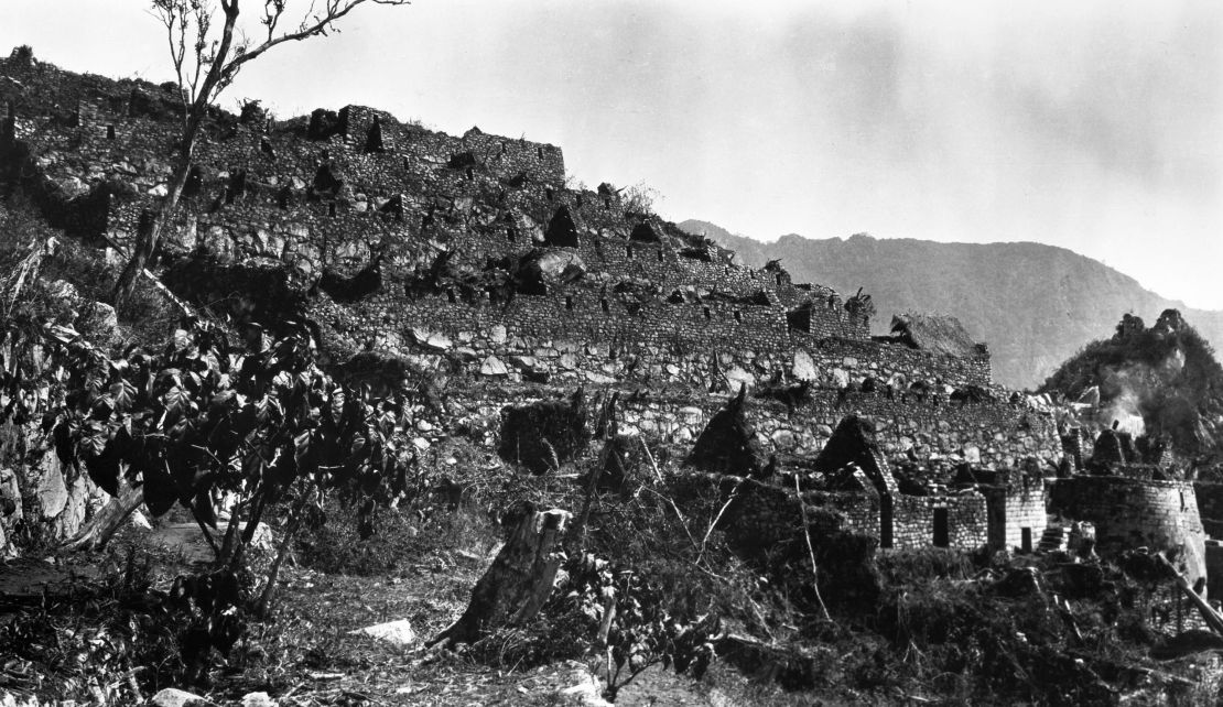 Machu Picchu is pictured in 1911.