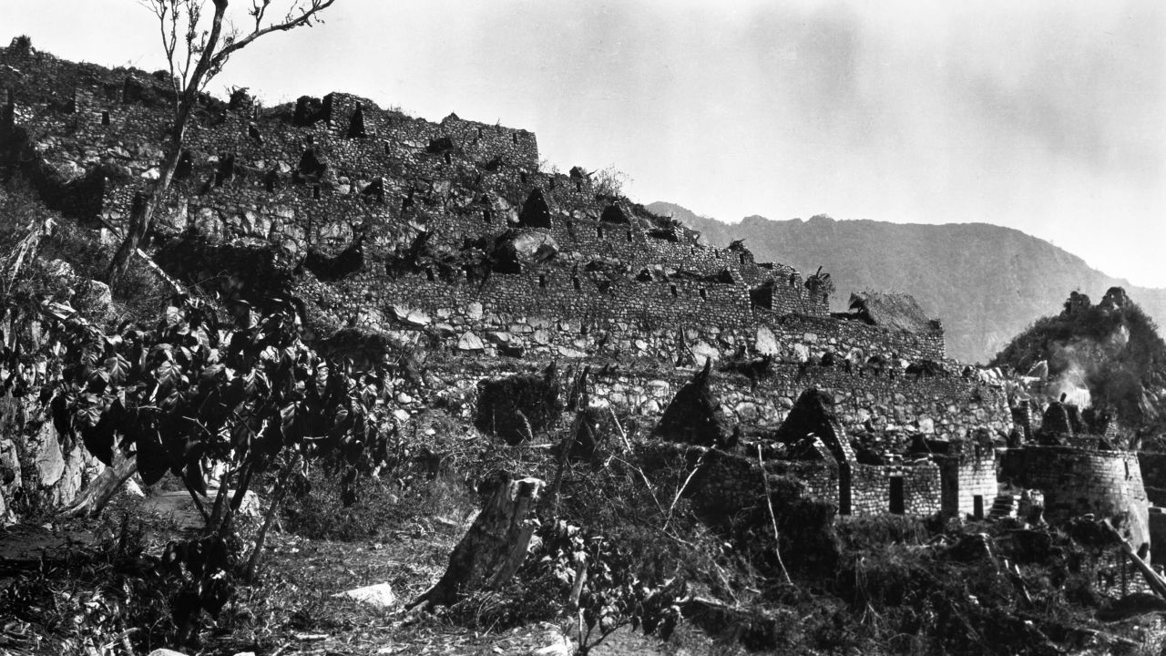 Machu Picchu is pictured in 1911.