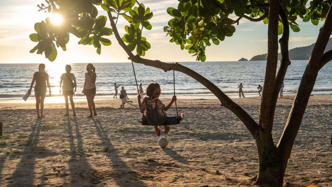 Phuket's once popular Patong Beach is among the areas hit hardest by the pandemic.