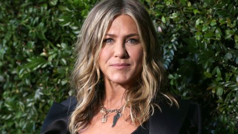 Jennifer Aniston, seen here at an event in 2018, recently shared her feelings on those who choose not to be vaccinated against coronavirus.