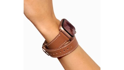 2-in-1 Italian Leather Watch Band Kit